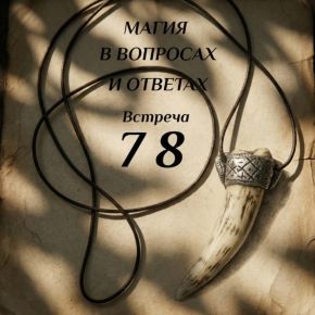 Магия в вопросах и ответах. Встреча 78 (Ксения Меньшикова)