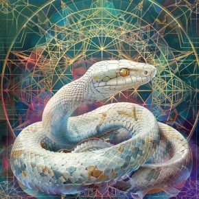 White Sacred Snake. Белая священная змея (Риши Рохит Шарма)