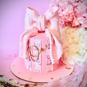 [anastasiya_bakery] Видеоурок «Торт с бантом» (Анастасия Политыкина)