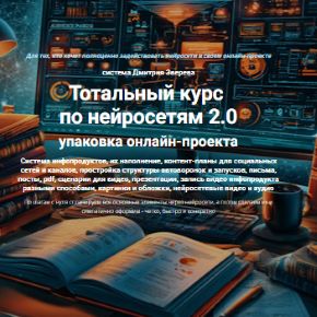 Тотальный курс по нейросетям упаковка онлайн-проекта 2.0. Тариф Стандарт (Дмитрий Зверев)