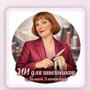 [Галия Злачевская] Нейросети для швейников (2026)