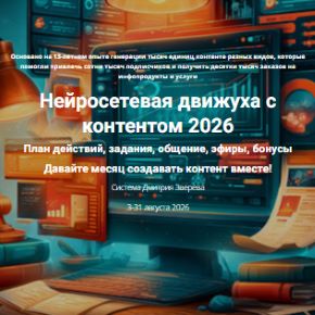 Нейросетевая движуха с контентом 2026. Базовое участие в Движухе (Дмитрий Зверев)