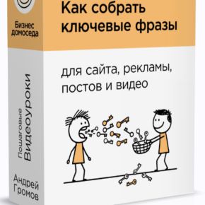 [Бизнес Домоседа] Как собрать ключевые фразы. Тариф Максимум (Андрей Громов)