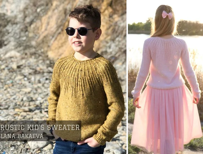 Детский свитер «Rustic kid’s sweater» (Лана Бакаева)