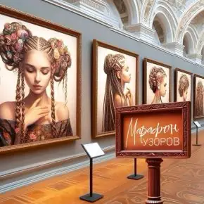 Марафон узоров «Эрмитаж: предметы искусства» 2024 (nyak_studio)