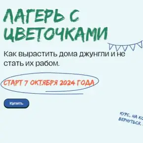 [plants.coach] Яна Строинская ― Лагерь с цветочками 4.0 [Тариф Основной] (2025)