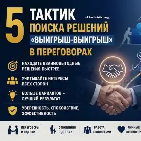 [Евгений Яковлев] 5 тактик поиска решений «выигрыш-выигрыш» в переговорах (2026)