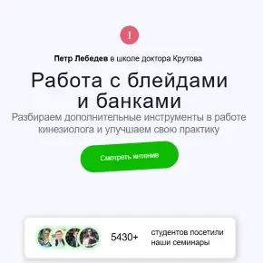 [Школа доктора Крутова] Работа с блейдами и банками (Петр Лебедев)