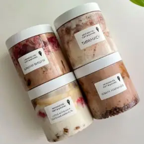 Мороженое-торт в банках, Donut ice cream, Корпусное мороженое. Готовим без мороженицы (Zefirki_marmelad)